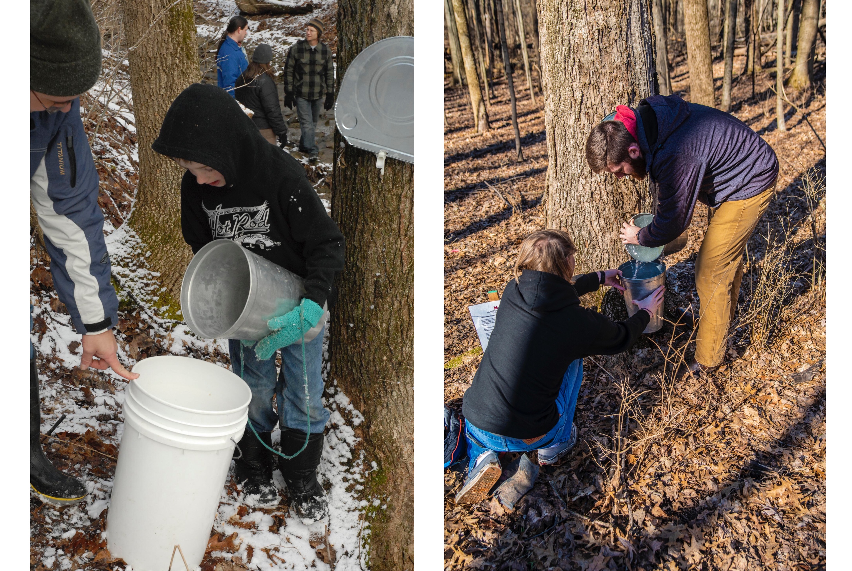 Gabriel transferring ahsenaamišipowi between buckets