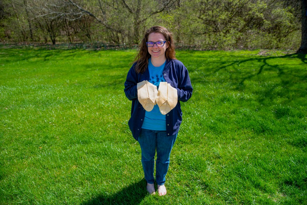 Kristina with her completed mahkisina