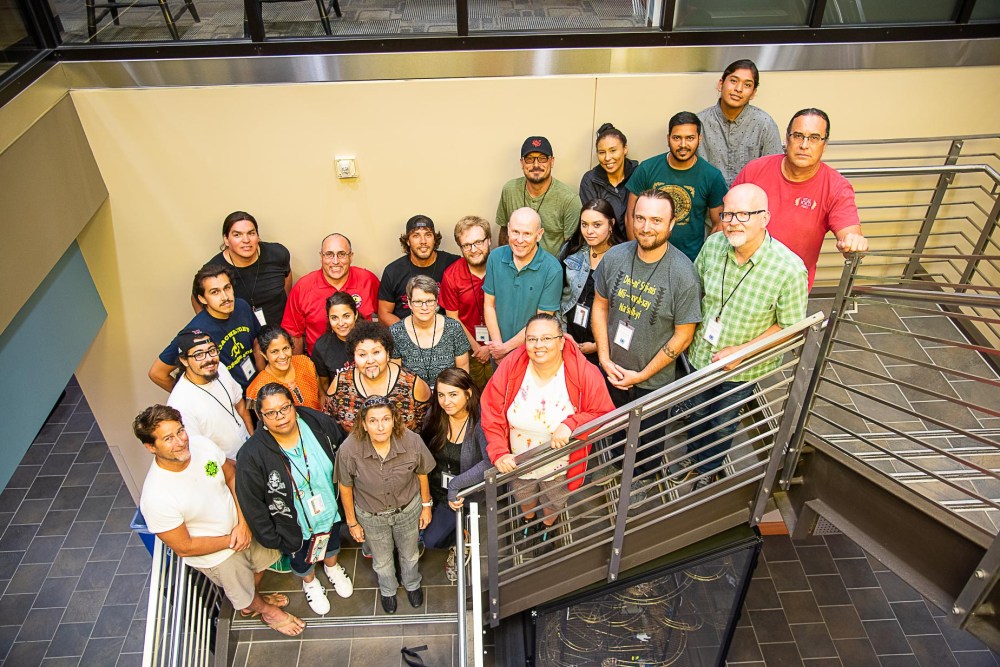 Participants and staff of the Module 2 Workshop for National Breath of Life Archival Institute held at Miami University, Oxford, Ohio. 2019.