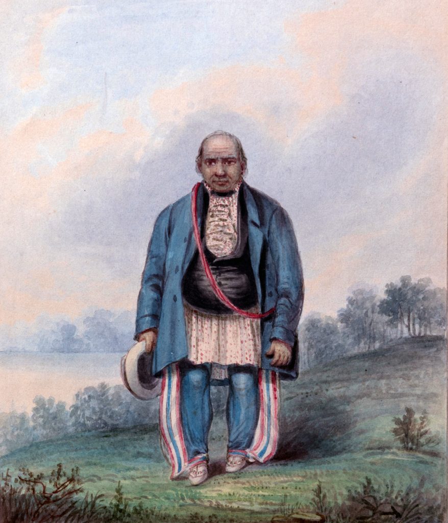 Painting of Palaanswa 'Francis Godfroy' by George Winter