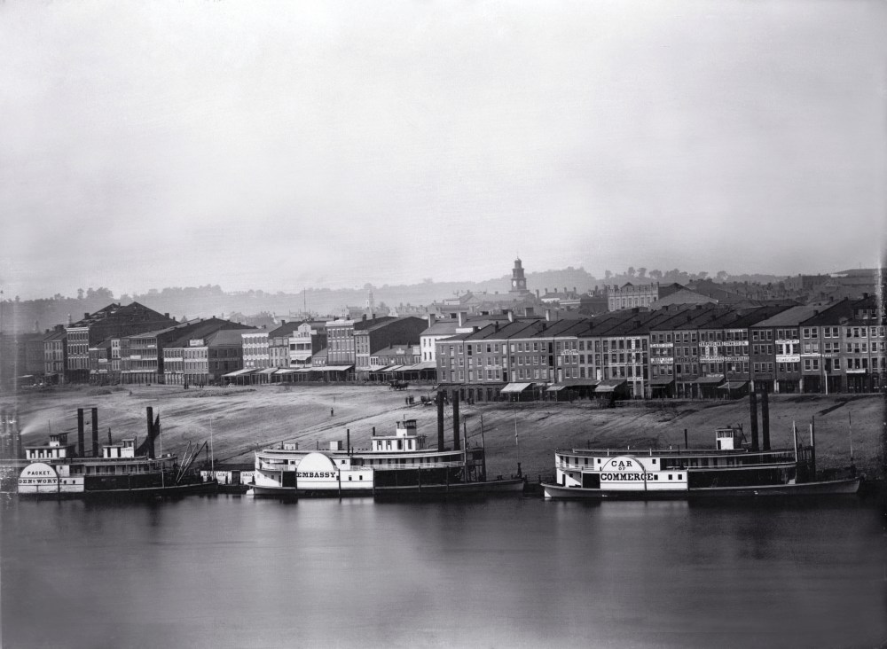 Image of Cincinnati Public Landing from 1848