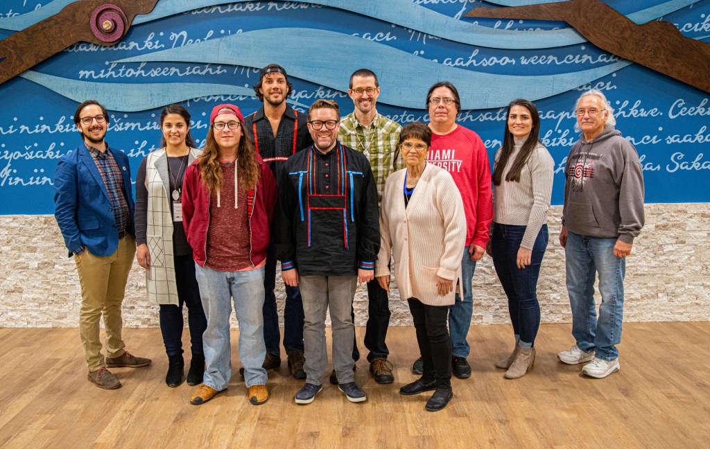 Group of Storytellers at the 2020 Miami Tribe of Oklahoma Winter Gathering.
