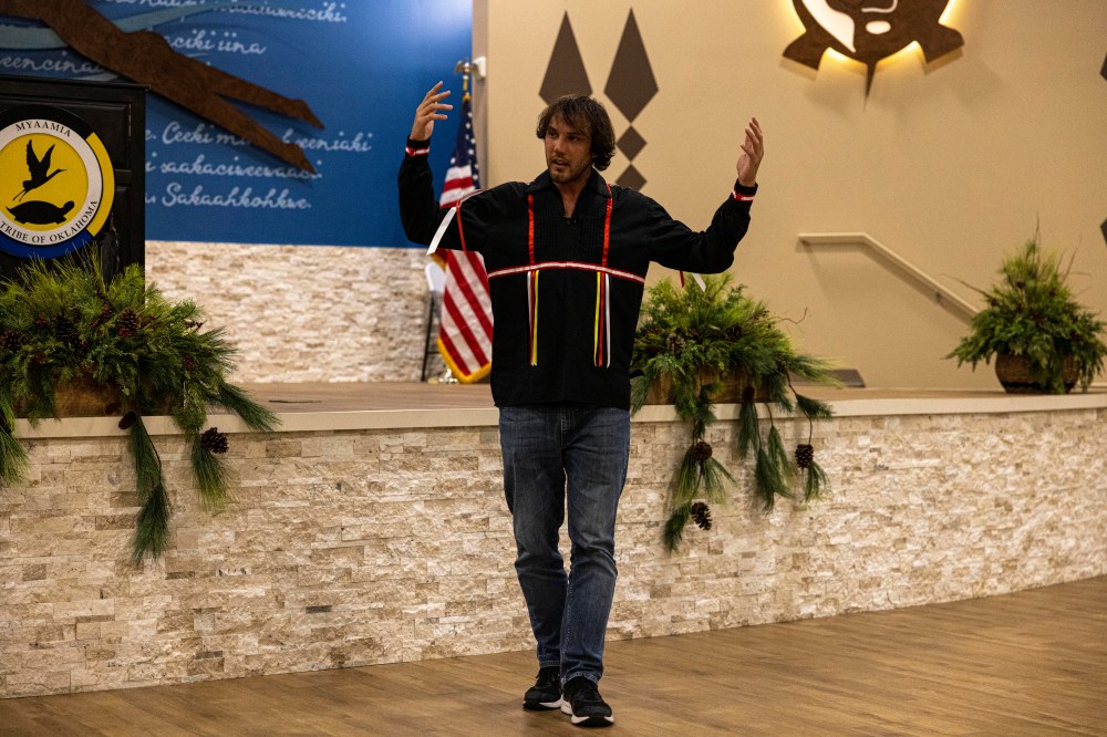 Jarrid Baldwin telling a winter story