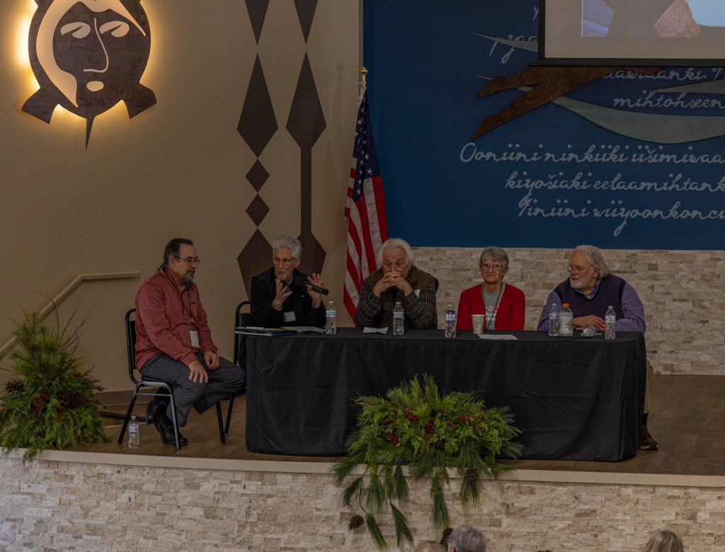 Folks from Miami University during a panel discussion