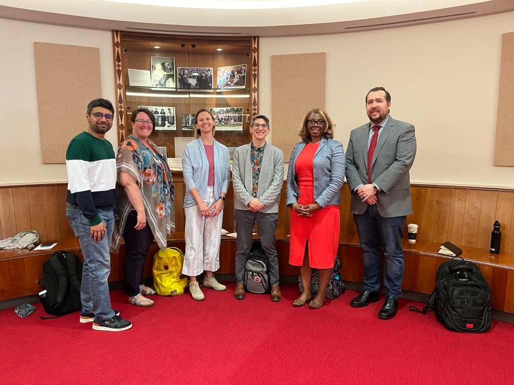 Presenters gathered for a group photo