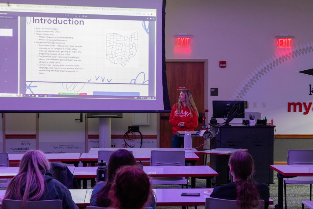 Lex Shaw presents her research