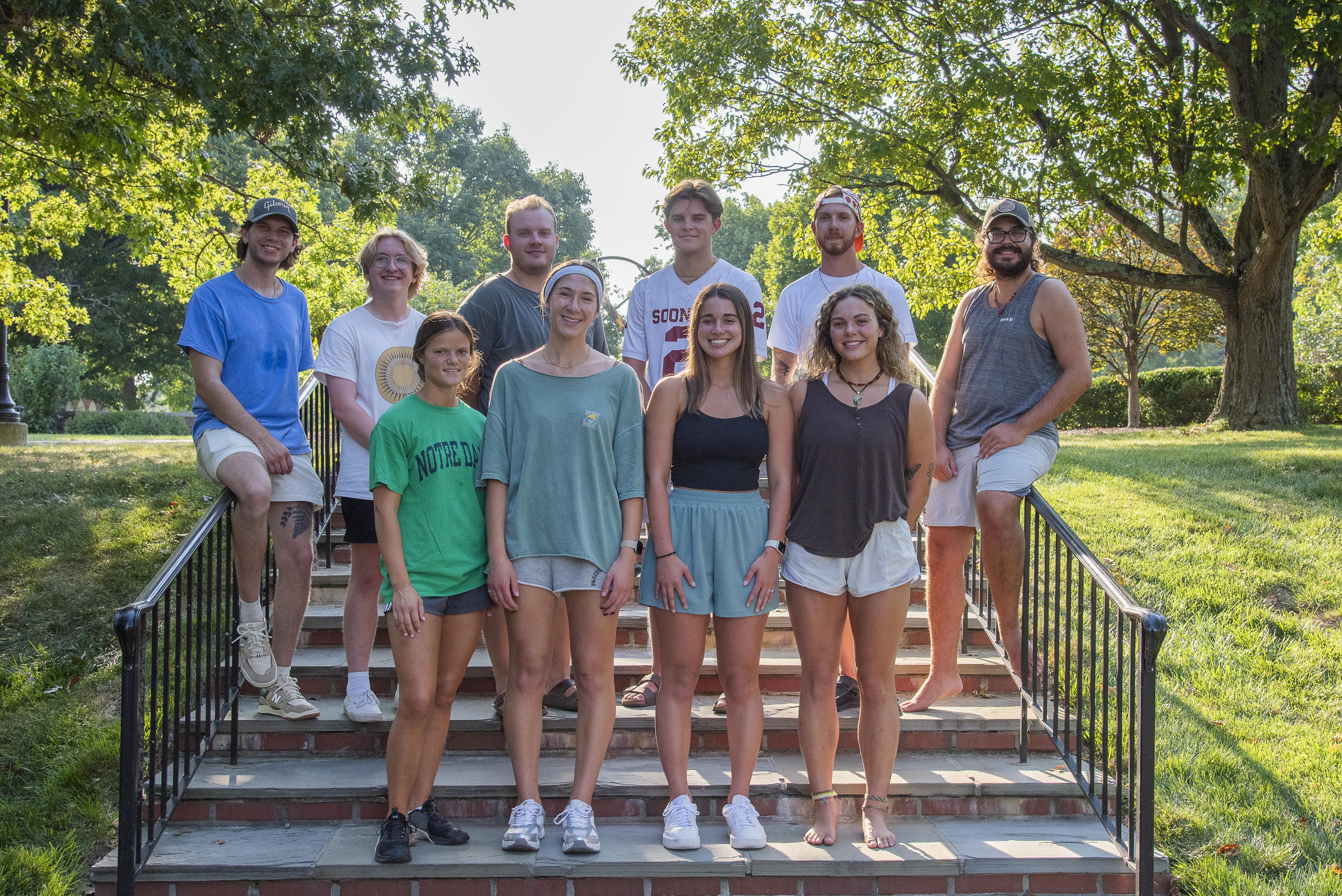 10 Myaamia Heritage students stand together for a photo