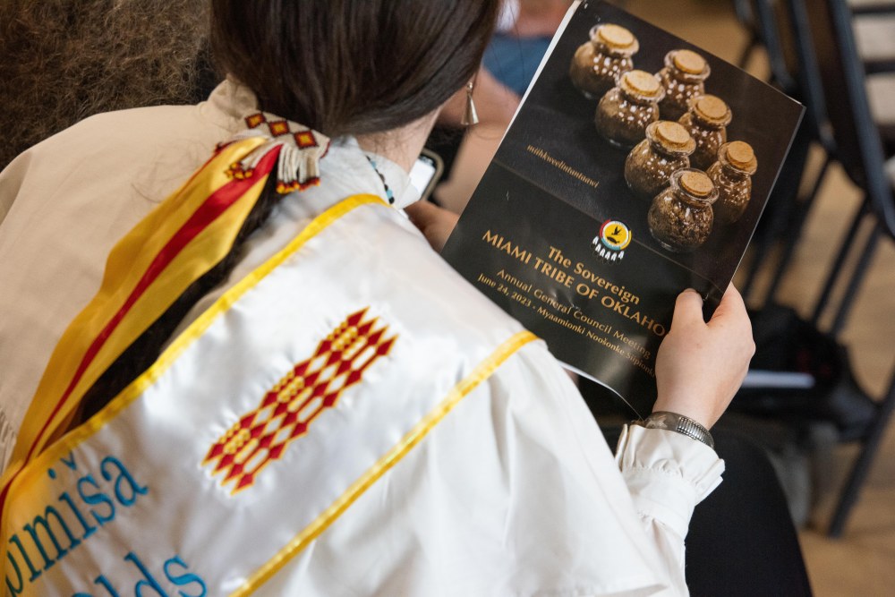 The Sovereign Miami Tribe of Oklahoma informational brochure