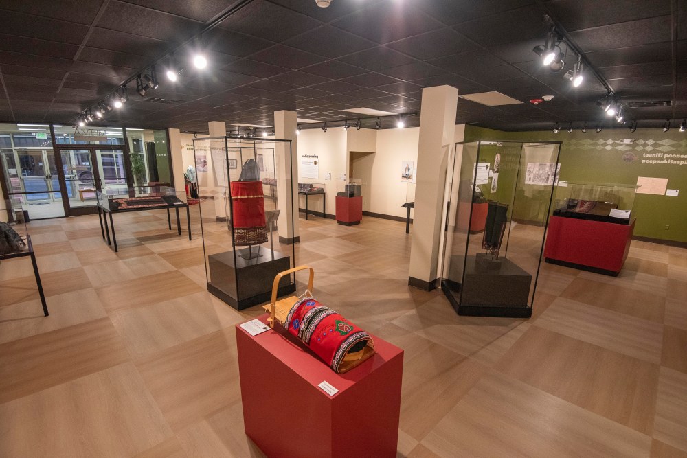 Another view of the exhibit, held in a recently renovated space
