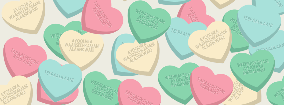 Myaamia "sweetheart" phrases