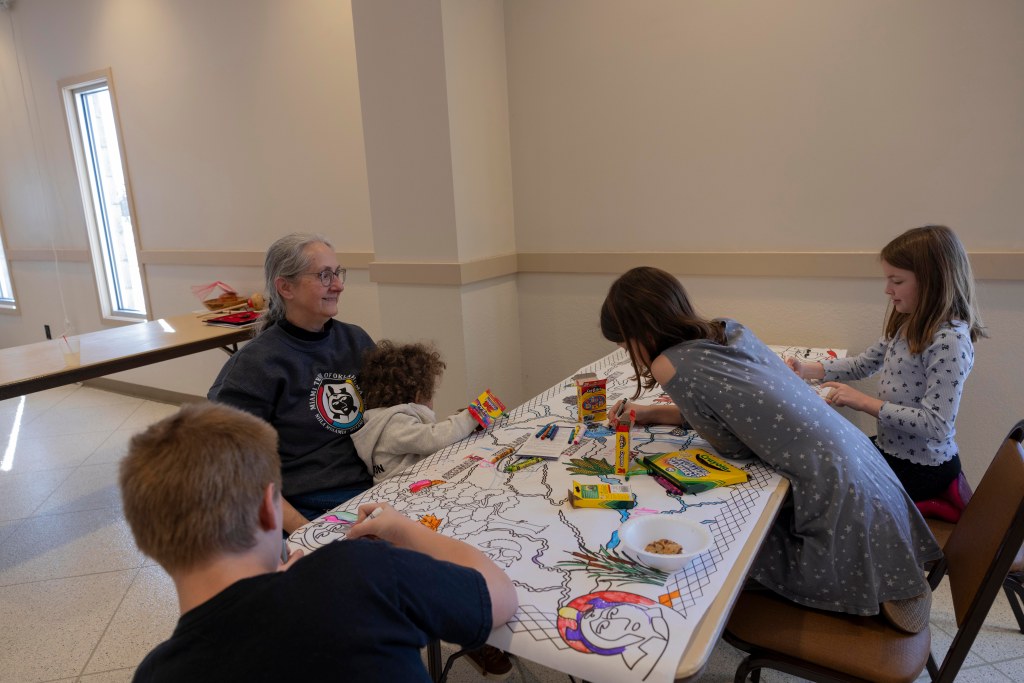 Myaamia families coloring