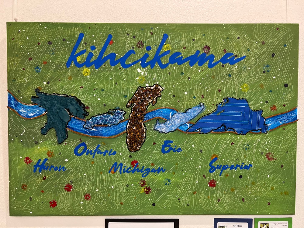 kihcikama mixed-media painting