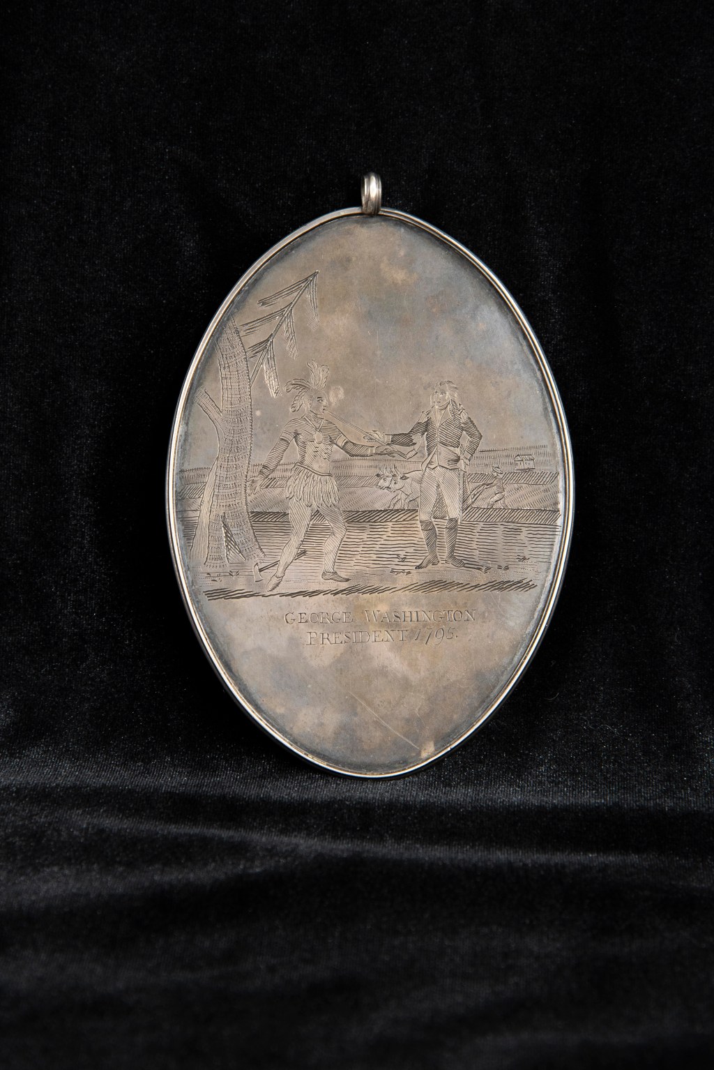 1795 Peace Medal Close Up