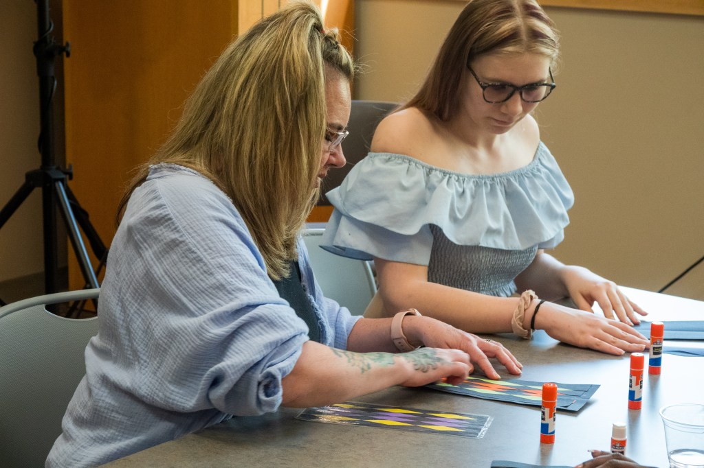 Creating ribbonwork bookmarks