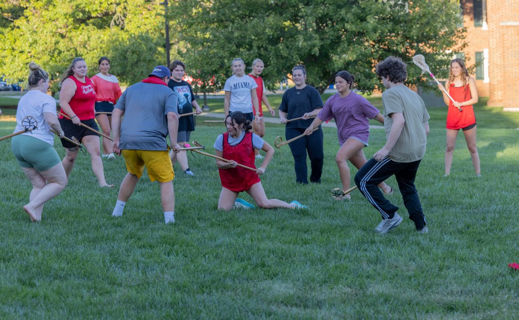 In-class lacrosse game