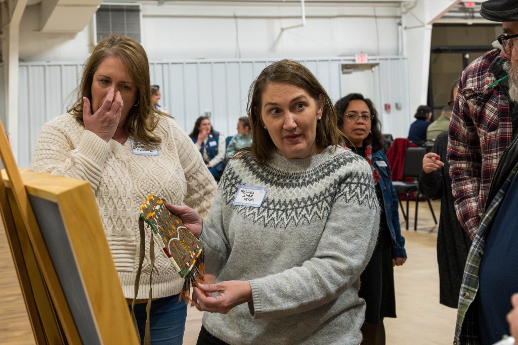 Viewing the replica bag