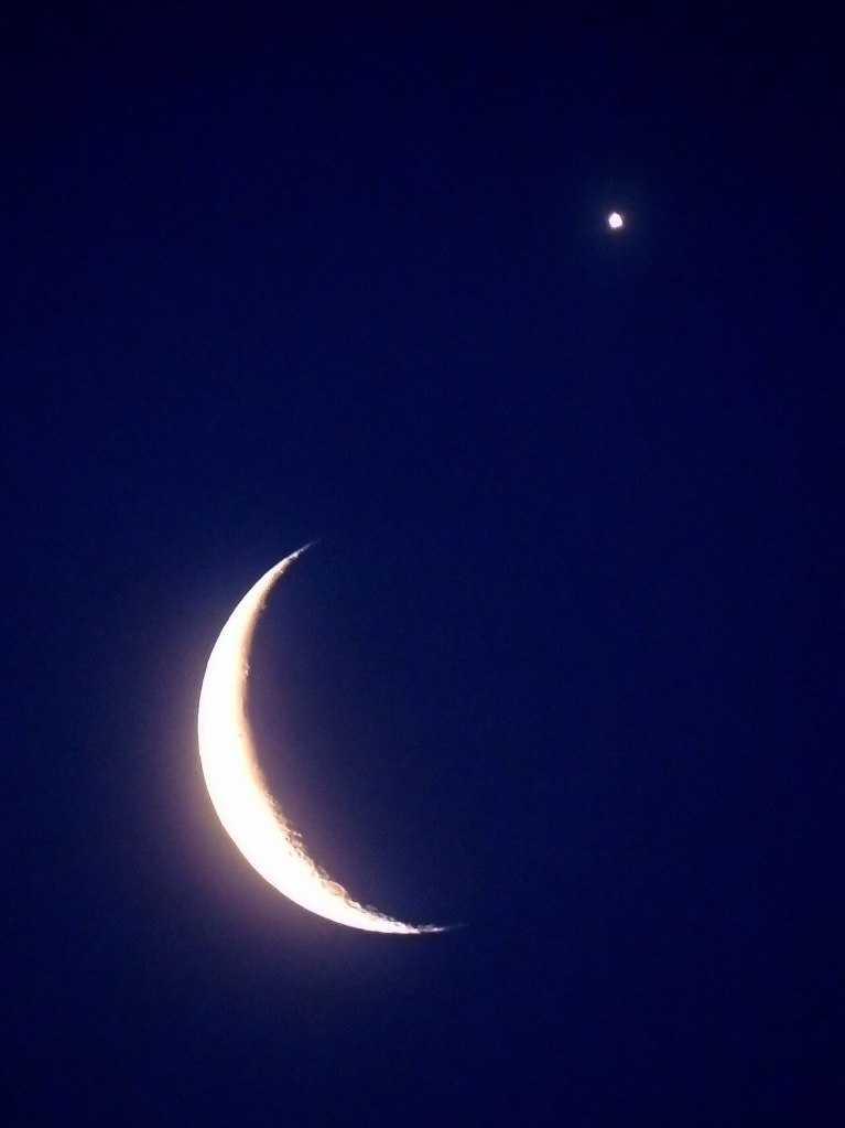 Moon and Jupiter