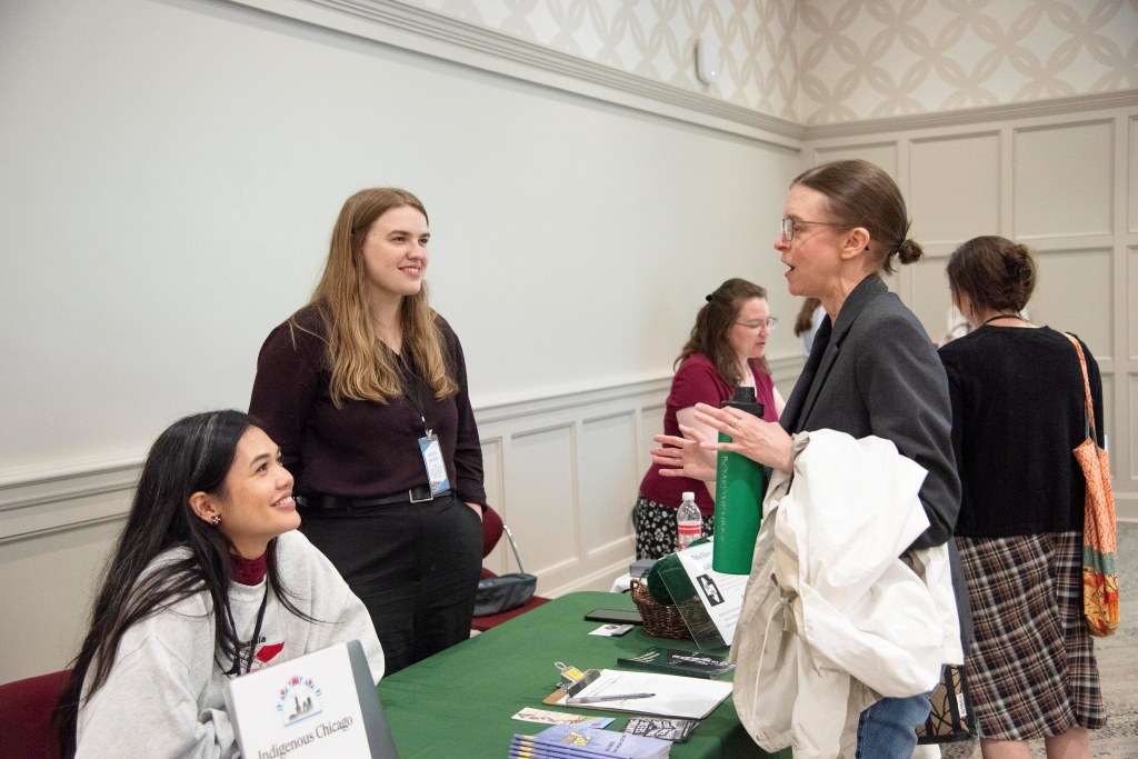 Madison Bastress at conference